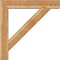 Ekena Millwork Traditional Block Rough Sawn Bracket w/ Offset Brace, Western Red Cedar, 8"W x 44"D x 44"H BKT0806X44X44TRA05RWR - alternate 2
